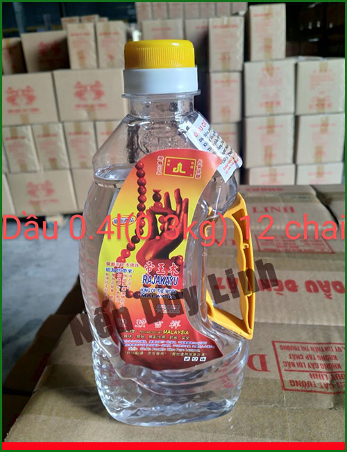 Dầu 0.4L (0.3kg) 12 chai - Nến Duy Linh - Công Ty TNHH Duy Linh